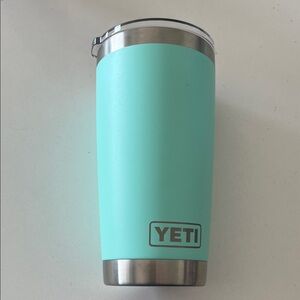 YETI Turquoise Travel Mug